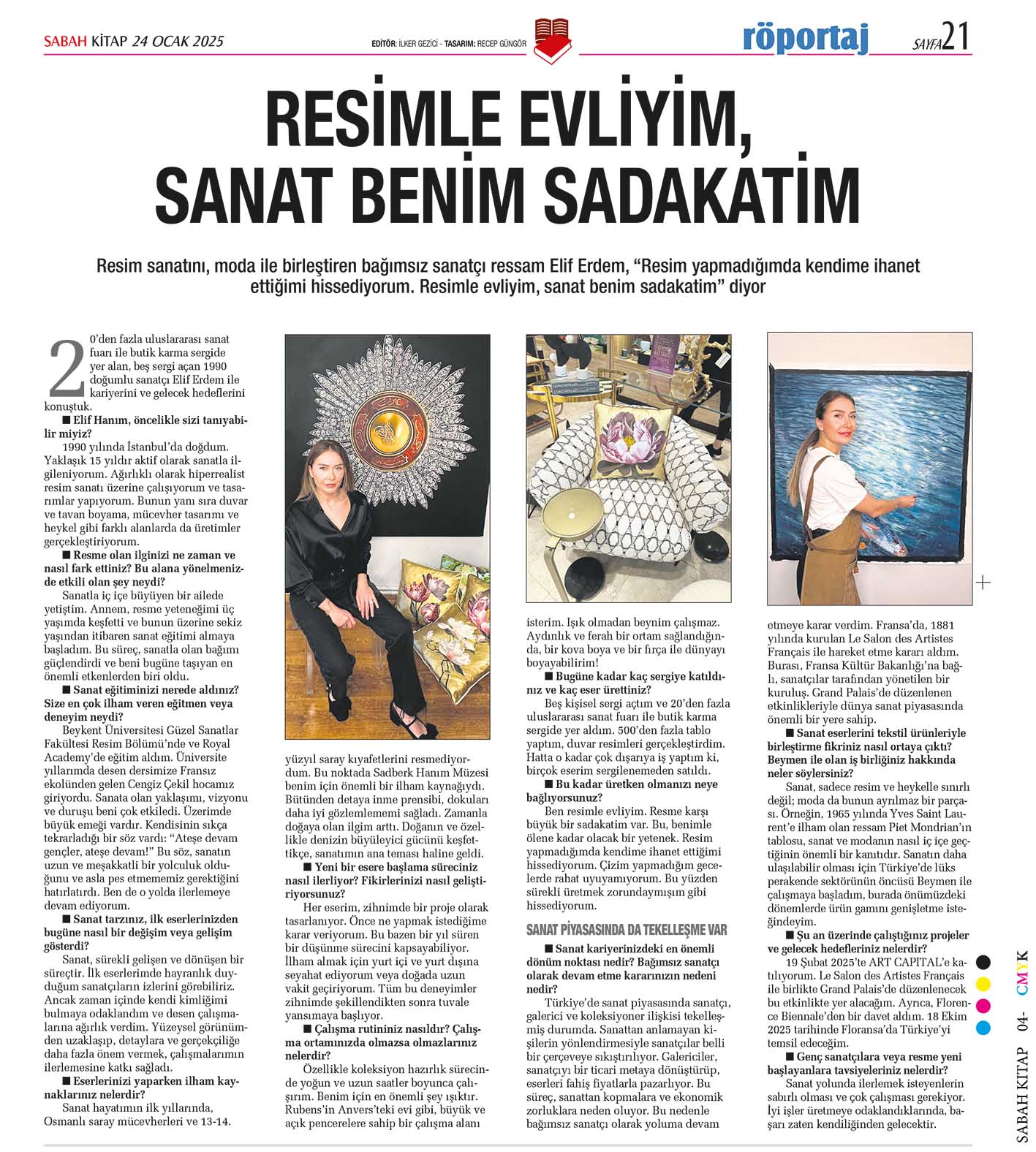 Elif Erdem Art, Ev Dekorasyonunda Yeni Nesil Sanat Yaklaşımıyla Dikkat Çekiyor